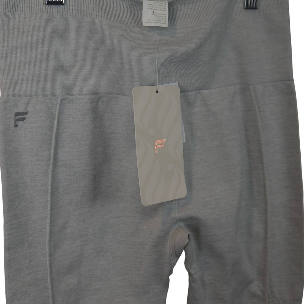 Fabletics NWT Gray Sync High Waisted Perforated 7… - image 7